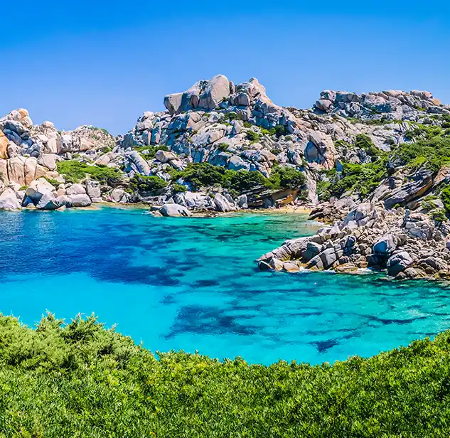 Capo Testa Mare Rocce Baia